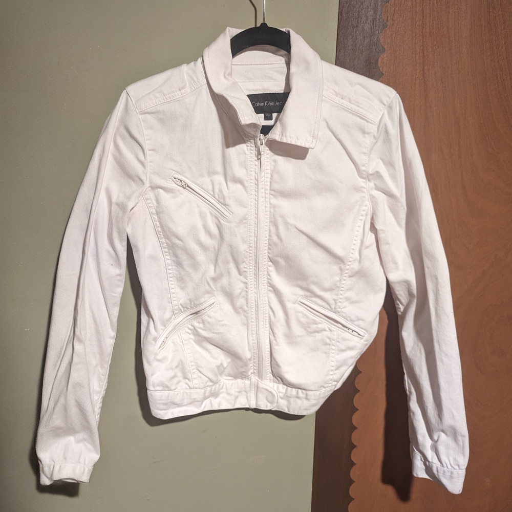 Calvin Klein Jeans Women's White Jacket